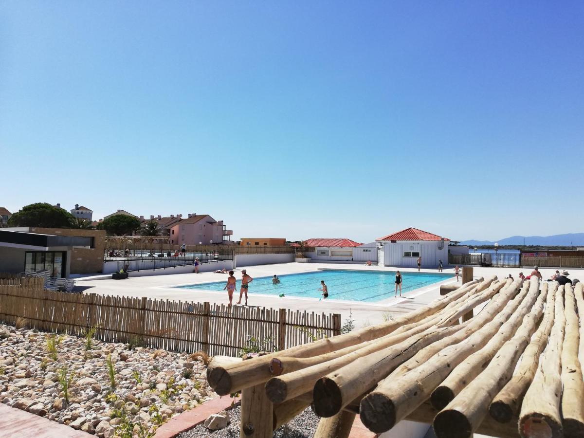 Appartement Cosy Sur La Presqu'Ile De Cap Coudalere Avec Piscine Ouverte Et Chauffee Le Barcarès Eksteriør billede
